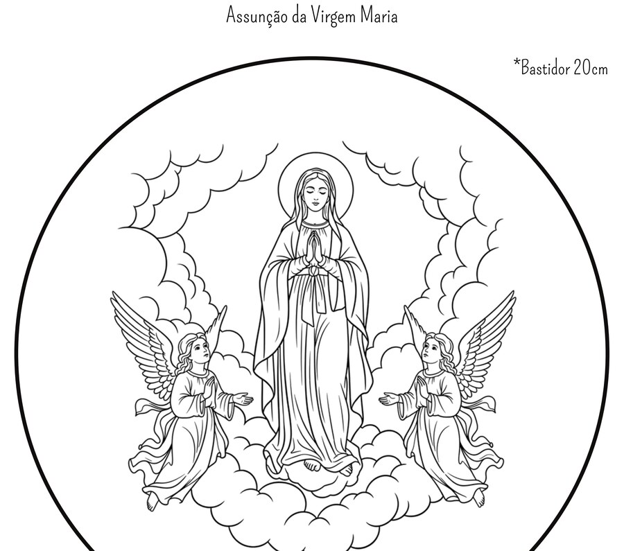 Risco católico — Assunção da Virgem Maria